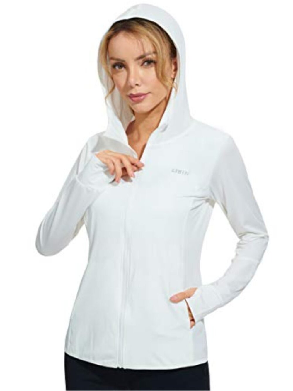 Women's UPF 50+ Full Zip Sun Protection Hoodie Long Sleeve SPF Shirt Quick Dry